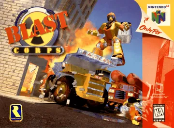 Blast Corps (USA) box cover front